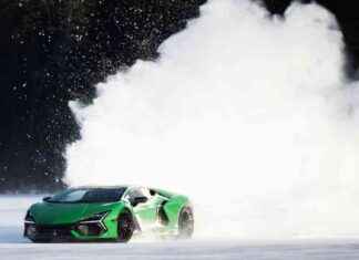 Lamborghini’nin donmuş bir gölde hızla ilerlemesi lamborghininin-donmu-bir-glde-hzla-ilerlemesi
