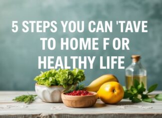 Sağlıklı Yaşam İçin Evde Yapabileceğiniz 5 Adım 5 Steps You Can Take at Home for a Healthy Life