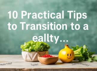 Sağlıklı Yaşam Tarzına Geçmek İçin 10 Pratik İpucu 10 Practical Tips to Transition to a Healthy Lifestyle